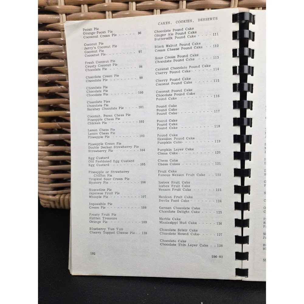 Love Joy United Methodist Church Cookbook Recile Book 1982 Troy, NC